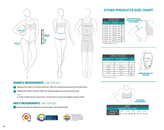 Postoperative Medium Compression Sleeves Ref.09034