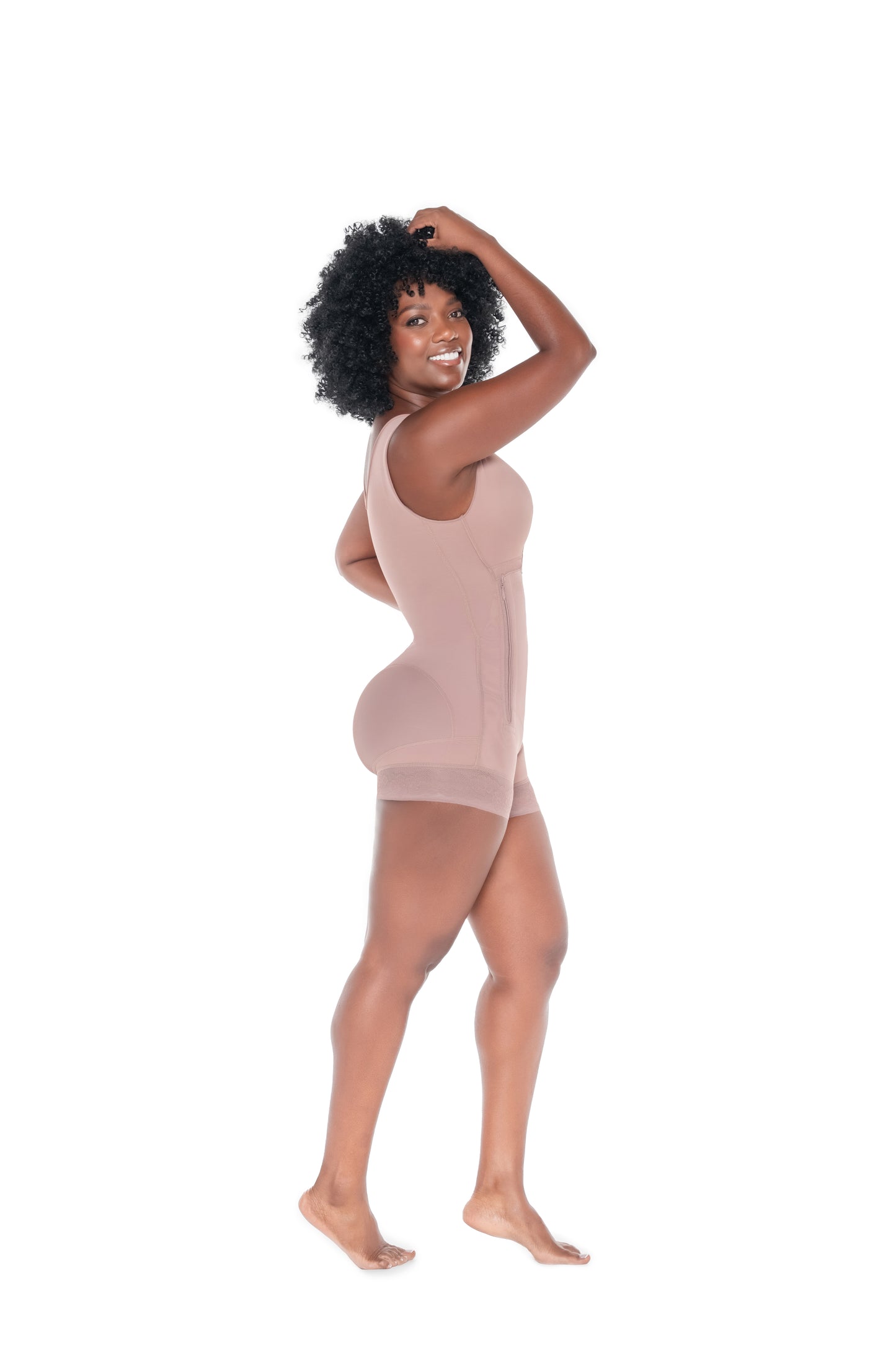 Post-Operative High Compression Boyshort Shaper with Bra | Ref. 09053