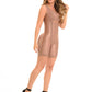 Mid-thigh First-Stage shapewear. Dual zipper Ref. 09361