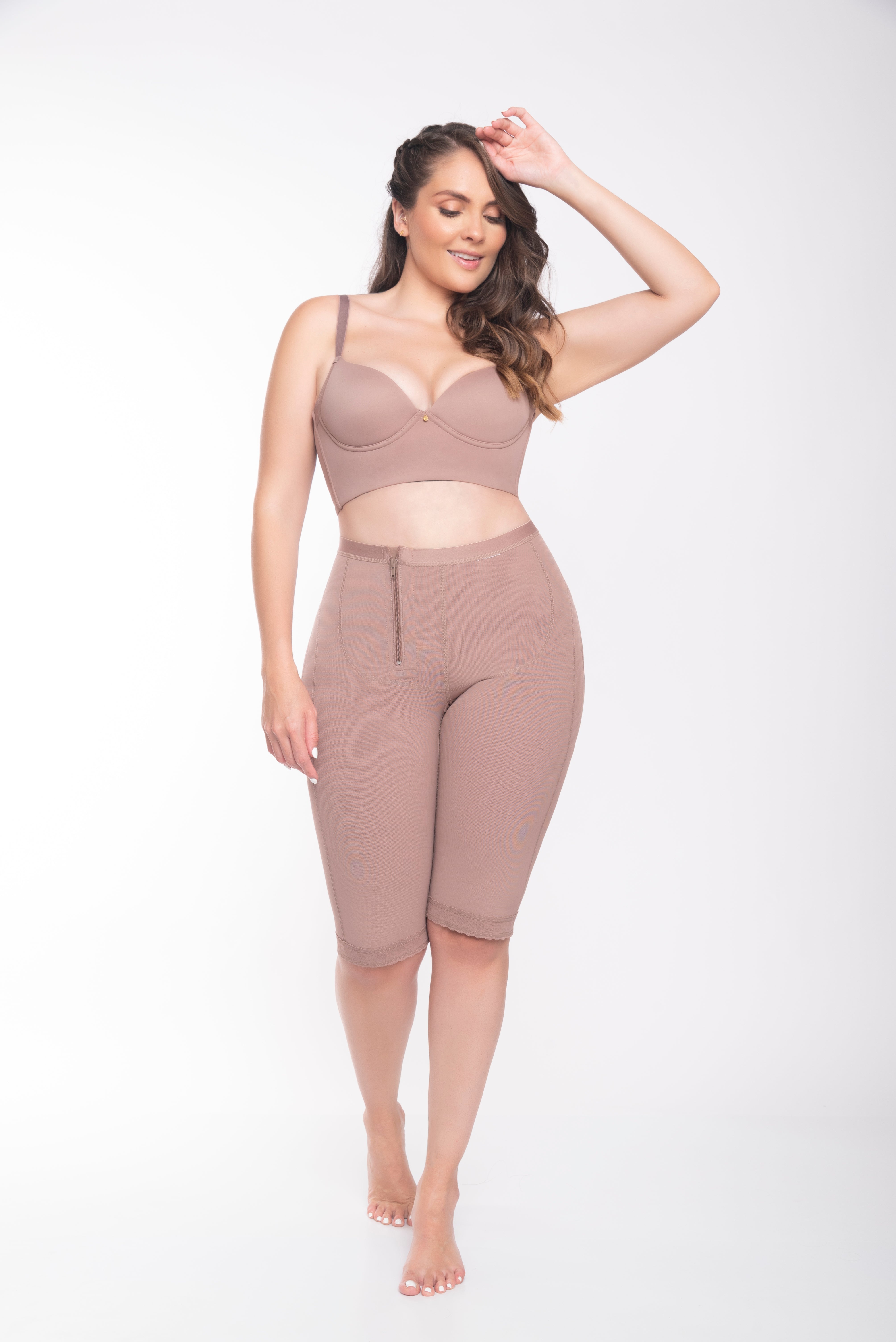 Shapewear cyclist Zipper Knee Ref.09391 – Distrimed USA | Best