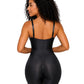 Medium-Compression Seamless Mid-Thigh Bodysuit with Adjustable Straps | Ref. 57037