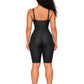 Seamless Medium-Compression Knee-Length Bodysuit with Adjustable Straps | Ref. 57042