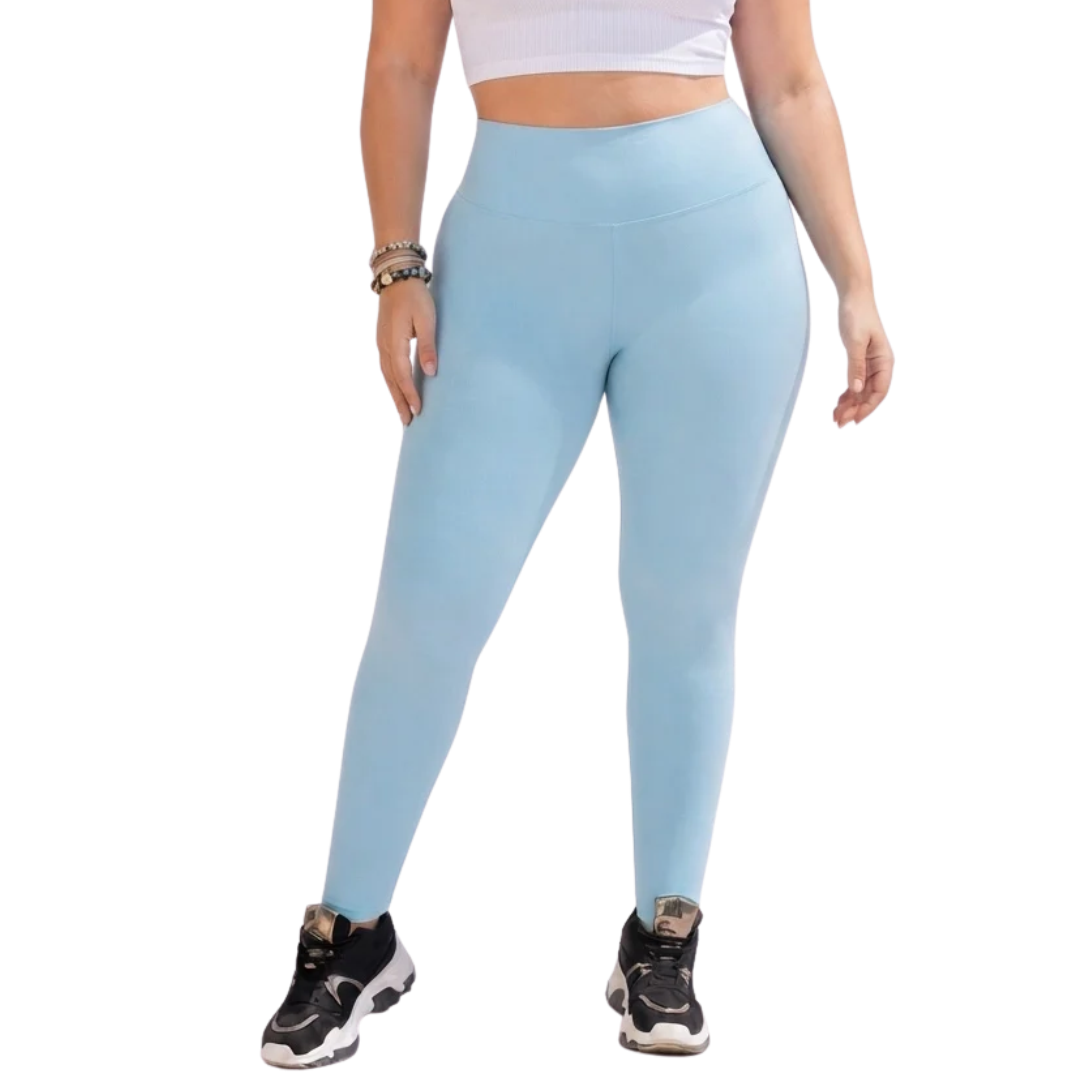 Poppy Glossy High-Waisted Compression Leggings