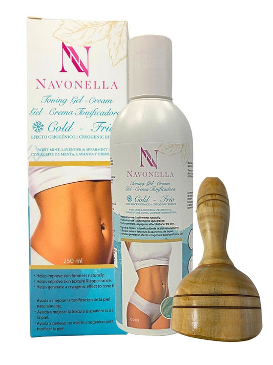 Cold Cryogenic Effect Gel Cream + Wooden Cup