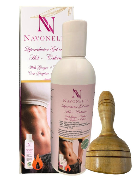 Thermal Hot Gel Cream + Wooden Cup